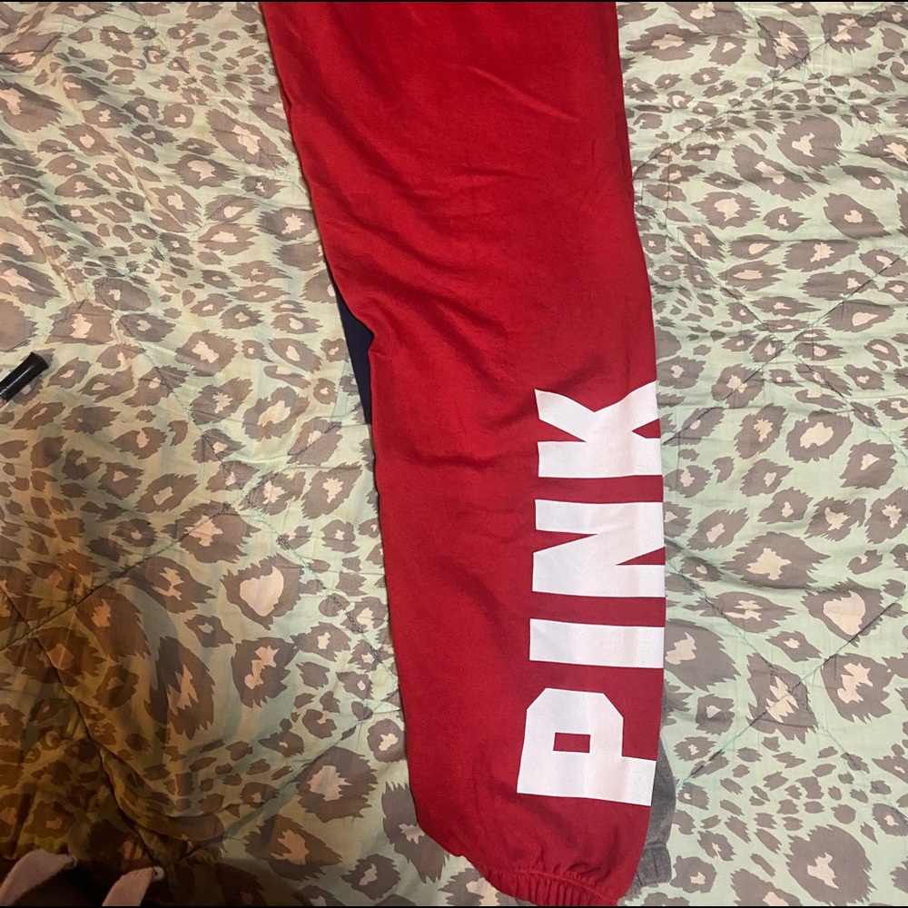 Love pink k track pants